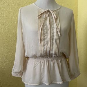 Forever 21 women’s blouse, off white, Size Medium